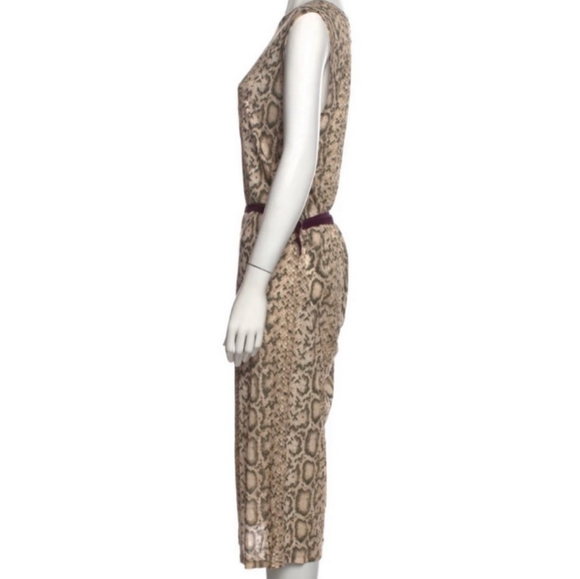 🆕 ZIMMERMANN  SNAKE PRINT SLEEVELESS  DRESS - Picture 4 of 7